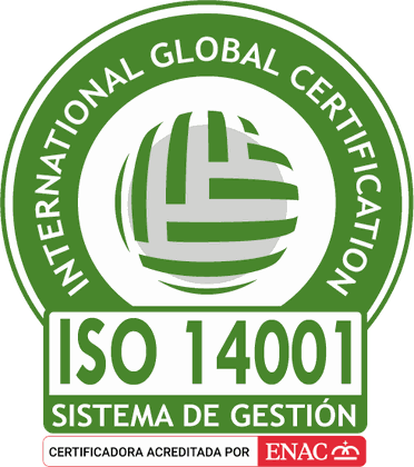 Sello de certificación ISO 14001 de IGC
